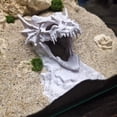 thumbnail image 4 of mdesiwst Dragon Design Aquarium Cave 3D Printed Fish Tunnel Hideout under Gravel Tunnel with Viewing Ports for Betta Shrimp Pleco Corydoras, 4 of 7