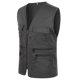 thumbnail image 3 of Chaleco de algodón informal para hombre, chaleco multibolsillos, chaleco de fotografía, ropa de trabajo de pesca, 3 of 5