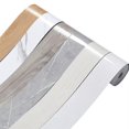thumbnail image 1 of 1 roll Peel and Stick Wall Trim Decorative Baseboard Molding Self-Adhesive Waterproof Skirting Line Border for Kitchen and Bathroom 500x10cm, 1 of 3