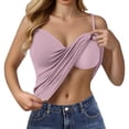 thumbnail image 2 of Women's Tanks & Camis, Built-in Bra Tank Tops, Sleeveless Soft Comfy Yoga Gym Workout Tops, 2 of 4