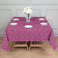 thumbnail image 3 of Leopard Print Square Tablecloth 60x60in(152x152cm) – Waterproof Polyester Printed Table Cover, Wrinkle Resistant & Washable for Kitchen Dining Picnic Party Decor, 3 of 6