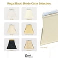 thumbnail image 5 of Royal Designs Pantalla de Lámpara Básica Campana Cuadrada Beige 8 x 16 x 12,5, 5 of 5