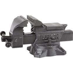 Klutch 39534 Heavy Duty Bench Vise - 7 inch Jaw, 7 inch Capacity ...