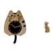 thumbnail image 1 of Reloj De Pared Con Forma De Gato, Adorno Decorativo Para Cocina, Oficina Y Sala De Estar. Pieza única De Resina Coleccionable. Regalo Ideal Para Decoración Del Hogar., 1 of 8