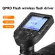 thumbnail image 1 of Disparador de Flash Inalámbrico TTL QPRO-C de para , 1/8000 S HSS, Diseño Inclinable, Pantalla LCD Grande, 1 of 5