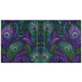 thumbnail image 3 of Peacock Feathers Pattern 3 Ring Hardcover Binders 1.5in Round Rings for Letter-Size Folder Paper Organizer Pockets for Office Student Recipe, 3 of 9