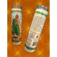 thumbnail image 7 of Saint Jude Devotional Candle - Vela para rezar San Judas Tadeo - Pack of 2 Candles 8" - paquete 2 velas de 8", 7 of 7
