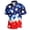 Wine, variant on Men's 1776-2026 250 Anniversary USA Flag Hawaiian Shirt Patriotic Independence Day Short Sleeve Beach Button Up Shirt