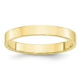 thumbnail image 4 of 10K Yellow Gold 3mm Light Weight Flat Band Ring Size 8.5, 4 of 7