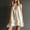 Light Yellow, variant on Morttic Women's Stand Collar Half-Button Sleeveless Mini Dress – Ruffle Hem A-Line Solid Color Beach & Vacation Outfit Pink,S