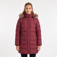 thumbnail image 3 of HVEOO Women's Long Winter Down Coat Thicken Fleece Lined WaterproofPuffer Jacket, Burgundy M, 3 of 8
