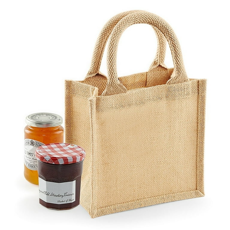 Westford Mill Jute Mini Gift Bag (6 Liters) (Pack of 2)