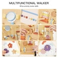 thumbnail image 3 of Jolie Vallee Wooden Baby Walker,Push Walker with Activity Center,Push Wlakers for Babies 12 M+,Adjustable Speed and Height Walkers for Boys/Girls, 3 of 9