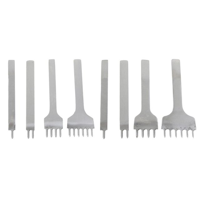 Perforadora de material cuero perfecl de acero Inoxidable Portátil para artesanía