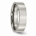 thumbnail image 4 of Titanium Flat 6mm Polished Band Size: 11; for Adults and Teens; for Women and Men, 4 of 6