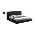 thumbnail image 2 of Meridian Furniture Terra Black Boucle Fabric Queen Bed, 2 of 8