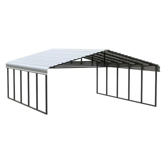 Arrow 20 x 24 x 9 ft Eggshell Carport