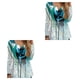 thumbnail image 2 of sweethay Camisa de mujer Poliéster Cuello en V Estampado de flores Lavable Adorable Elegante Blusa Interior Exterior Oficina en casa Camisas Type32 NO32, 2 of 6