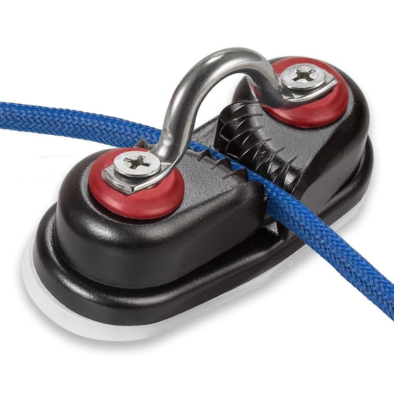 Cam Cleat, Rope Cleat, Fast-Entry Ball-Bearing Cam Cleat for Lines up to 5/8 inch, Sailing Sailboat Kayak Canoe Dinghy Accessories