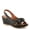 BLACK, variant on Chassidy Women’s Leather Wedge Sandal with Stylish Bow & Comfort