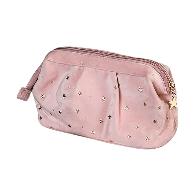 Fiudx Neceser de Gran Capacidad, Franela Suave, Cierre Compacto, Ideal para Viajes, Fácil de Limpiar, Cabe En La Maleta, Organizador de Maquillaje Diario, 21,5 X 11 X 10,5 Cm.