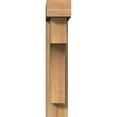 thumbnail image 2 of Ekena Millwork 6"W x 22"D x 30"H Westlake Block Rough Sawn Bracket w/ Offset Brace, Western Red Cedar, 2 of 25