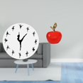 thumbnail image 2 of Reloj de pared,Reloj de pared con bailarina,reloj decorativo colgante.,Relojes de pared silenciosos Reloj decorativo de tiempo silencioso,Estatua,Escultura de fruta artificial,estatua y, 2 of 8