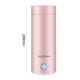 thumbnail image 4 of FLhrweasw Hervidores Eléctricos 400 Ml Minibotellas Calentadas Acero Inoxidable 304 (rosa BS), 4 of 9