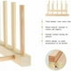 thumbnail image 3 of Soporte de madera de bambú que ahorra espacio, fácil de limpiar y almacenamiento multiusos para la cocina del hogar (2 piezas), 3 of 5