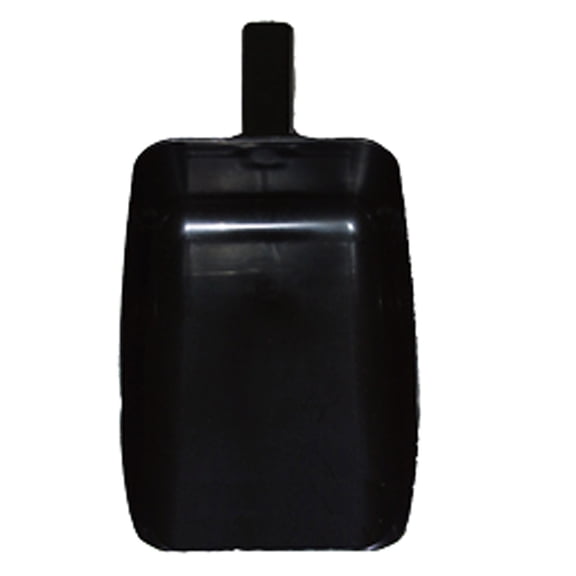 16AI Hilason Horse Feeding Plastic Scoop Black 2 Quart