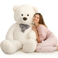 thumbnail image 5 of MorisMos Giant Teddy Bear 55" Stuffed Animal Soft Big Bear Plush Toy, 5 of 9