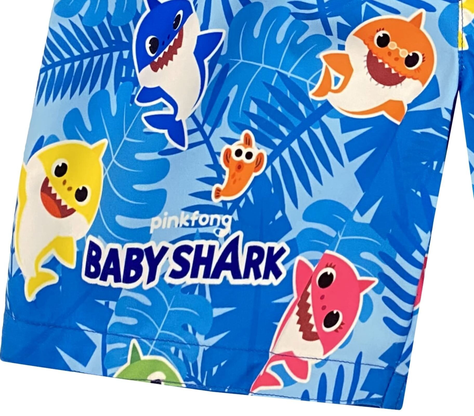 Pinkfong Baby Shark Infant Baby Boys Swim Trunks Infant to Little Kid 
