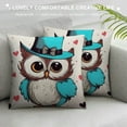 thumbnail image 3 of COMIO  Cut owl Pillows，owl Pillow Covers，owl Gifts for Women，Owls Decor owl Pillow Covers Decor for livingroom Bedroom, 3 of 5