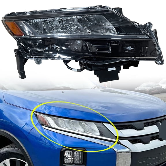 For 2020 2024 Mitsubishi Outlander Sport LED Headlight Assembly Right Passenger