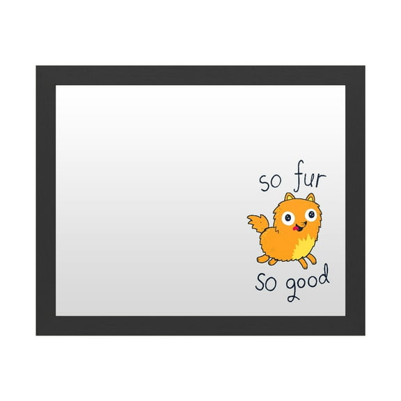 Trademark Fine Art 'So Fur So Good' Markerboard by Michael Buxton