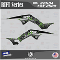 thumbnail image 3 of Kalair GFX Graphics Kit for Honda ATV TRX250R (All Years) Rift Series, 3 of 5