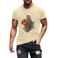 thumbnail image 2 of Atkumj Halloween Print Graphic Tees for Men Comfortable Cotton Short Sleeve T Shirts Casual Fashion Crew Neck Tee Shirts 3XL, 2 of 6