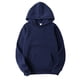 thumbnail image 3 of Qarigey Sudadera con capucha de algodón, sudadera con capucha unisex, sudadera con capucha unisex de algodón que absorbe el sudor Camisetas Azul oscuro L, 3 of 6