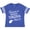 Football Blue and White, variant on Someone in West Virginia Loves Me Boys or Girls Toddler T-Shirt