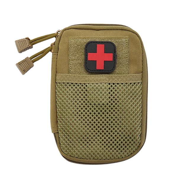 bolsa al aire libre EDC Pouch Wallet Riñonera ligera para viajes Camping Caza Caqui JShteea El nuevo