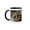 Black/White, variant on 3drose, Ocelot, Dwarf Leopard, Endangered Species, Captive - Us44 Ldi1022 - Larry Ditto, 11oz Mug