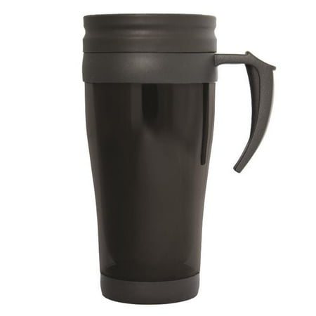 

Invisi-Mate 500 ml 17 oz Travel Tumbler - Black Transparent