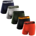 thumbnail image 1 of Natural Feelings Mens Underwear Boxer Briefs Cotton Underwear For Men Pack, 5 Pack, 1 of 7