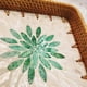 thumbnail image 3 of Small Rectangular Rattan Woven Tray Basket with Mother of Pearl, Boho Wicker Coffee Table Decorative Tray, Handmade Display Basket Tray, (Contains onl, 3 of 5
