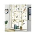 thumbnail image 5 of Kitchen Short Roman Blinds Butterfly Sheer Panel Tulle Window Curtains Decor, 5 of 5