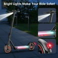 thumbnail image 5 of Electric Scooter for Adults, 600W, 30 Miles & 25 MPH Max, 10'' Pneumatic Tires Portable Folding Design，Commuting E-Scooter Red, 5 of 9
