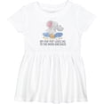 thumbnail image 3 of Inktastic My Pop Pop Loves Me to the Moon and Back Elephants in Clouds Girls Baby Dress, 3 of 5