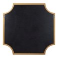 thumbnail image 5 of Kate and Laurel Hogan Scalloped Square Mirror, 24 x 24, Gold, Decorative Modern Glam Wall Mirror for Display with Unique Shape and Large Size, 5 of 8