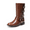 BROWN, variant on DREAM PAIRS Toddler Girls’ Mid Calf Boots Side Zip Riding Booties