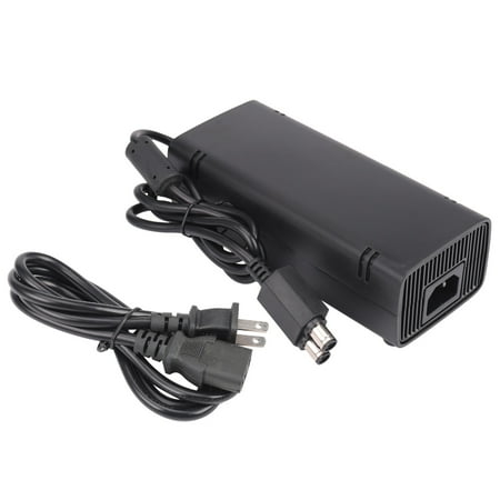 

Slim AC Adapter Power Supply Brick for Xbox 360 -Black US Plug